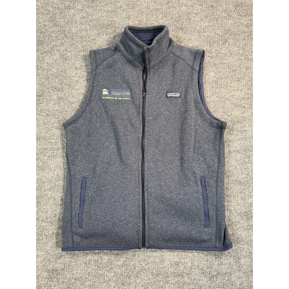 Patagonia‎ Vest Mens XL Gray Better Sweater Fleece Full Zip Duffield Associates